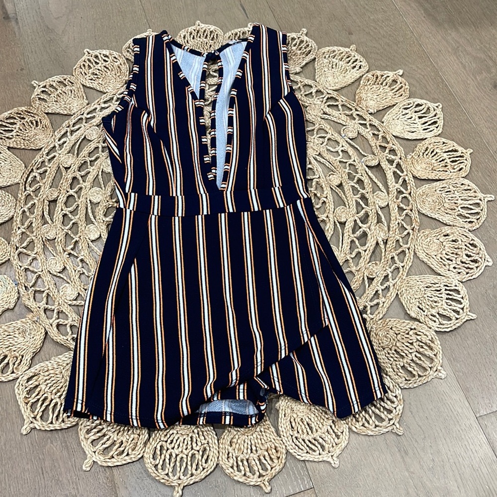 Stripped Adorable Romper